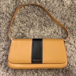 Dark Tan Retro Shoulder Bag